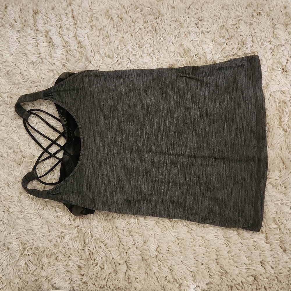 Lululemon Sunset Salutation Camo Tank Built in Bra
